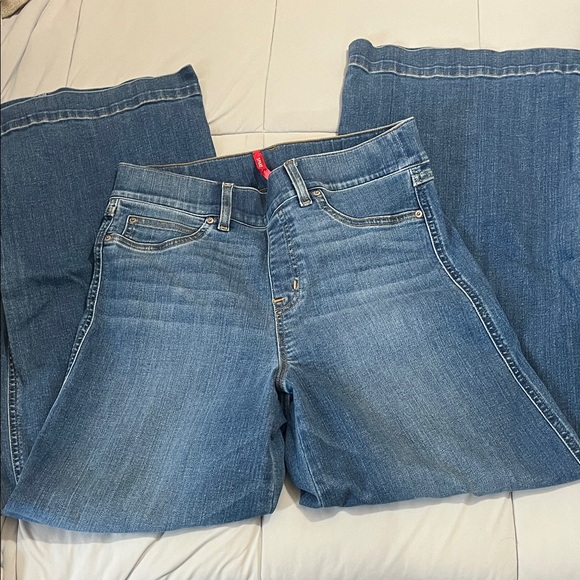 SPANX Denim - Spanx-Blue wide leg Denim Jeans size Medium